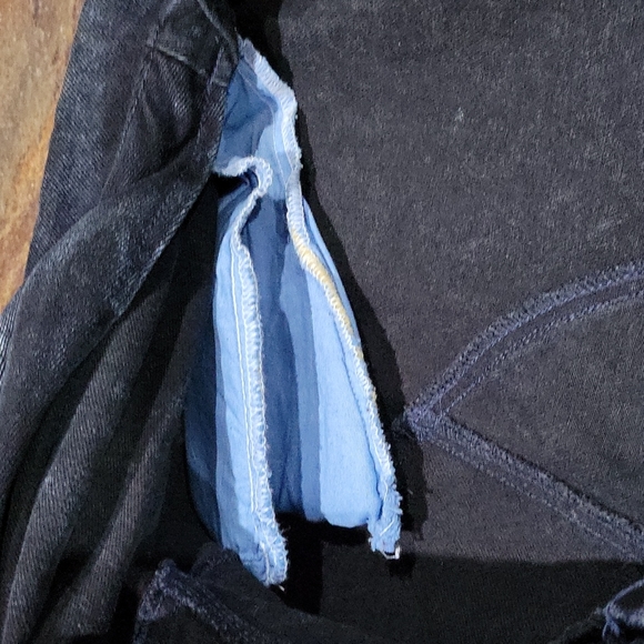 Vintage Blue Zone Denim Trench Coat Jacket - Picture 8 of 12